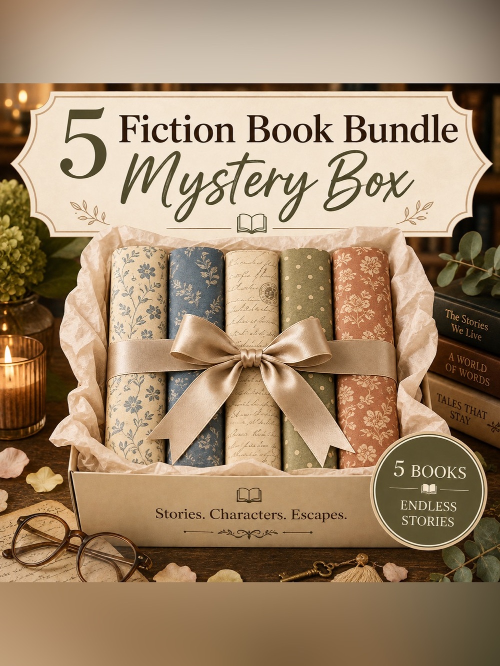 General Fiction 5 Books Mystery Bundle